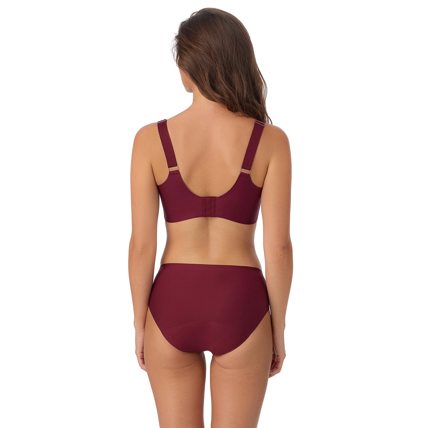 A lady wearing Smooth Shape 360 Smoother - Currant back view