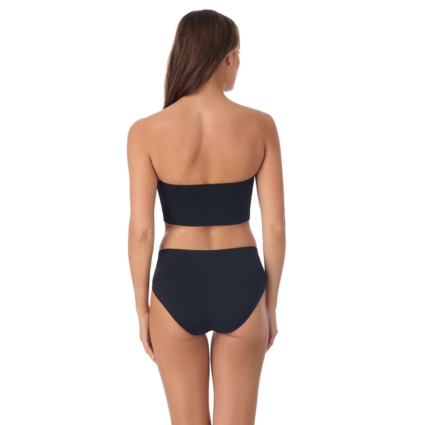 Seamless Comfort Wireless Bandeau - Black