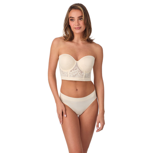 Lace Allure Bustier - Papyrus