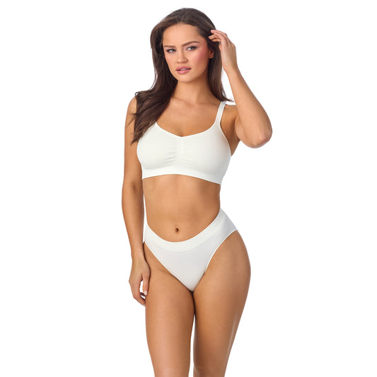 Seamless Comfort Bralette - Pearl