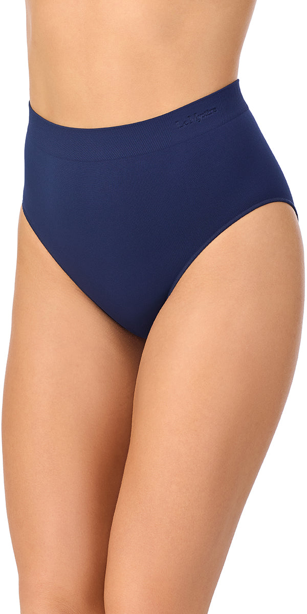 A Seamless Comfort Brief in True Navy