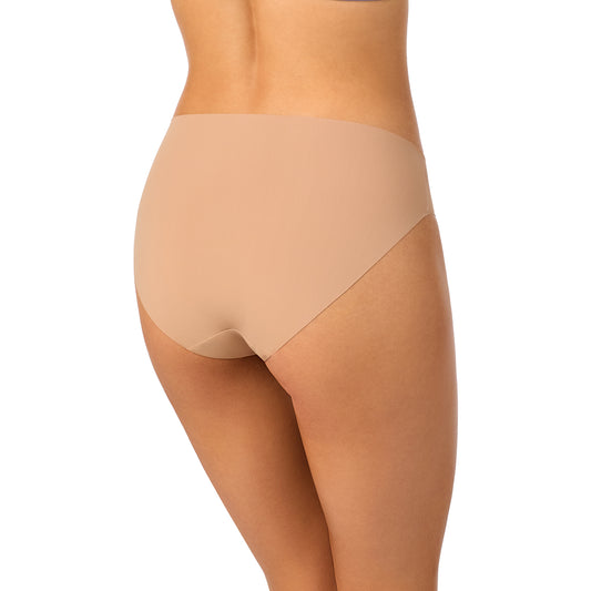 A Lady Wearing Cooling Comfort Free Cut Bikini Natural Back view