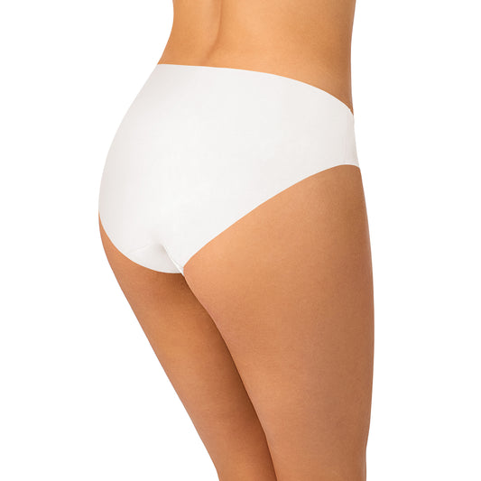 A Lady Wearing Cooling Comfort Free Cut Bikini - White Back view