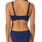A lady wearing Evening Blue Lace Allure Longline Convertible 