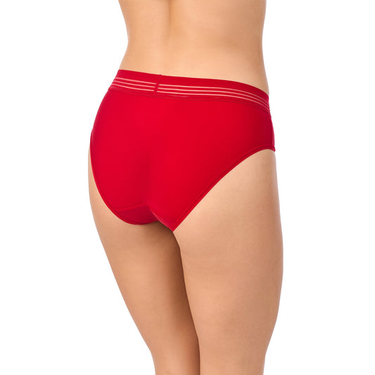 A lady wearing Second Skin Hipster in Crimson