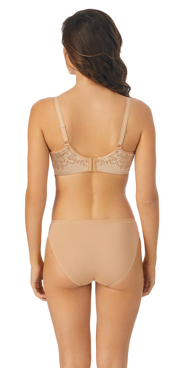 A lady wearing Smooth Profile Bra - Natural