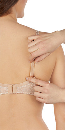 lady wearing bra
