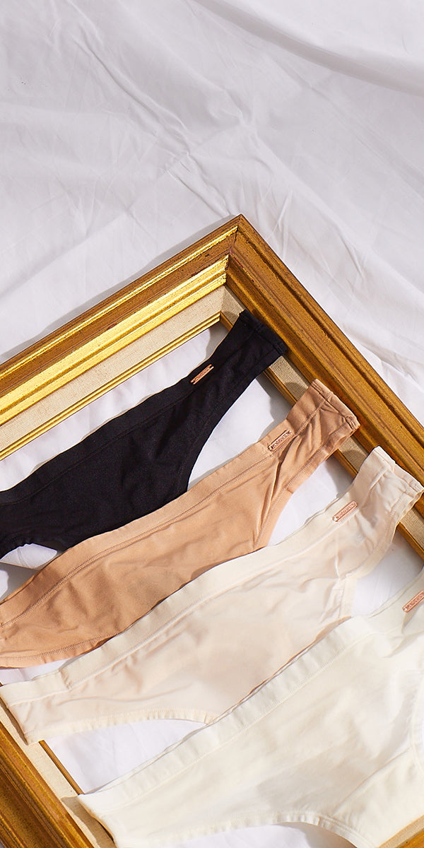 A natural infinite comfort bikini.