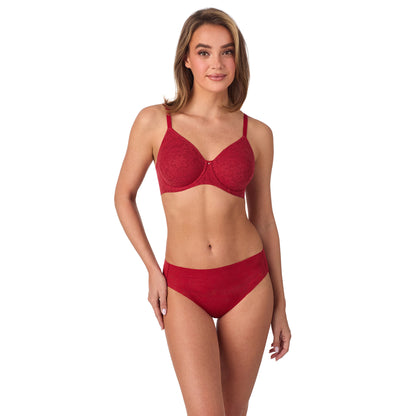 Lace Tech Unlined - Pomegranate