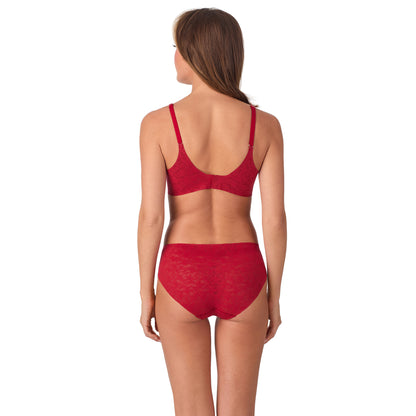 Lace Tech Unlined - Pomegranate