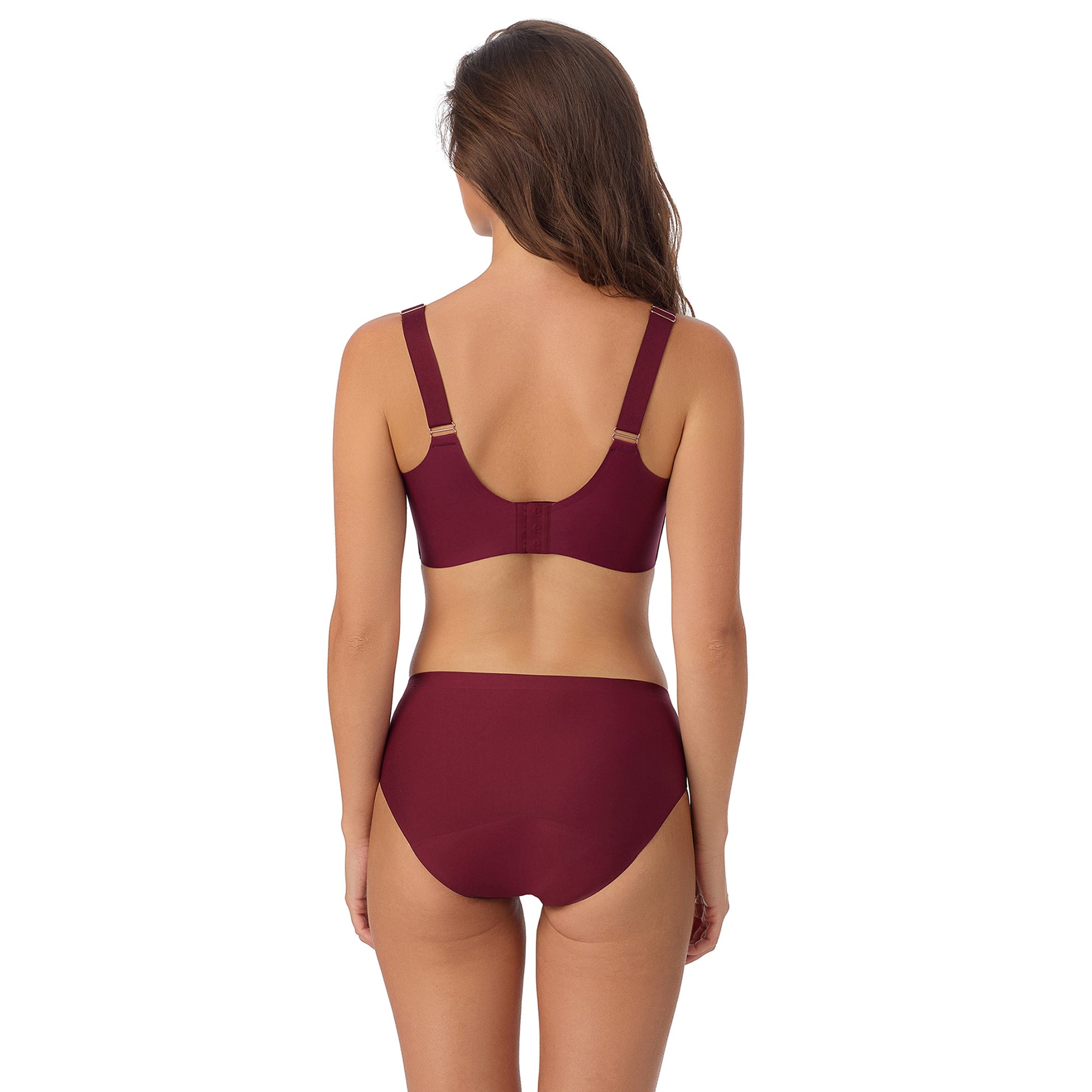 A lady wearing Smooth Shape 360 Smoother - Currant back view