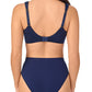 A lady wearing Safari Unlined in True Navy