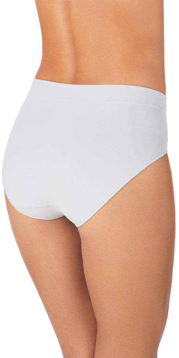 A lady wearing Seamless Comfort Hi Cut