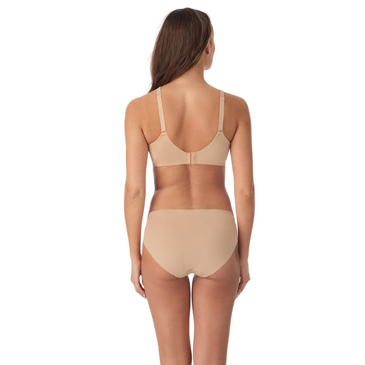 A Lady Wearing Cooling Comfort Unlined - Natural
