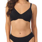 A lady wearing black Seamless Comfort Unlined