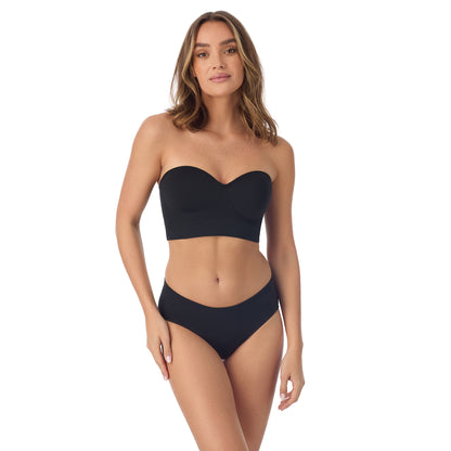 Seamless Comfort Wireless Bandeau - Black