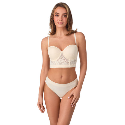 Lace Allure Bustier - Papyrus