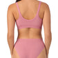 A lady wearing  Rosette Seamless Comfort Bralette 