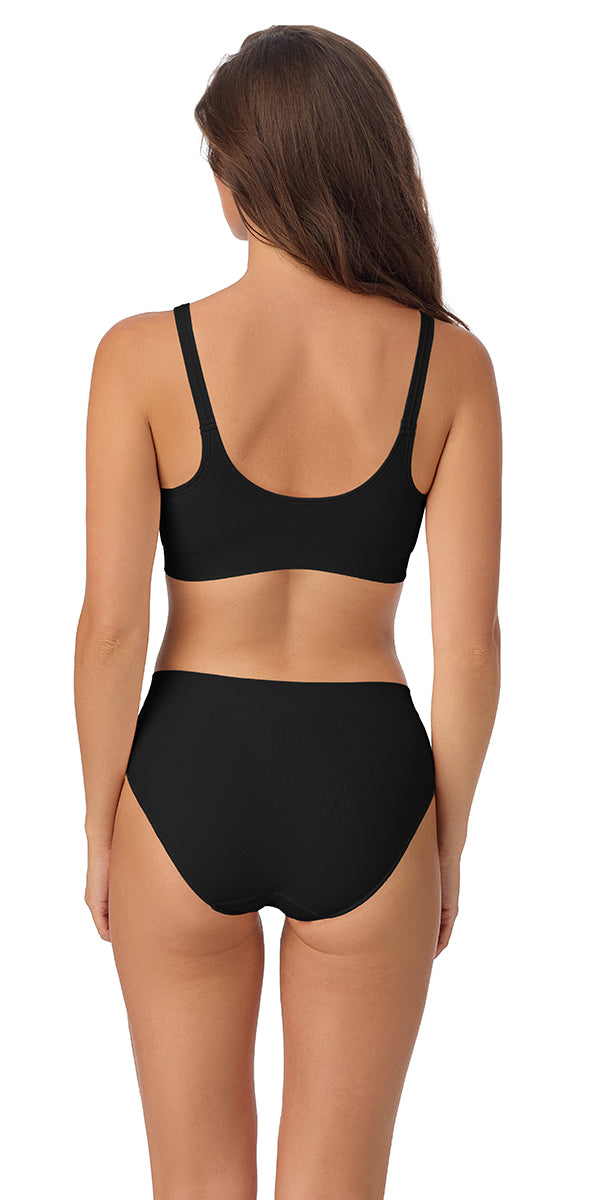 Seamless Comfort Bralette - Black