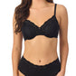 A lady wearing Lace Allure Moulded Unlined bra