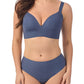 A lady wearing Blue Smooth Shape 360 Smoother