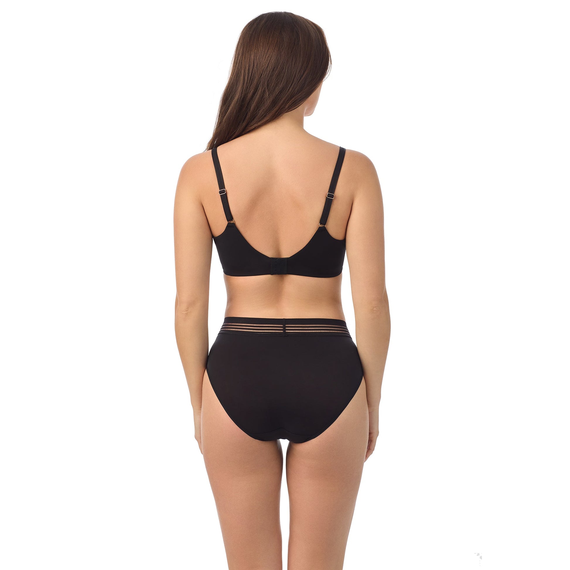 A lady wearing Second Skin Minimizer Black