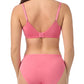 A lady wearing Lace Allure Moulded Unlined in Blossom