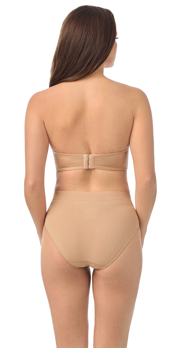 A lady wearing a sahara Safari Strapless Bra