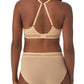 Le Mystere Second Skin Wireless Bra - 32C, Natural Color, Ultra Comfortable Seamless Nylon/Spandex Bra