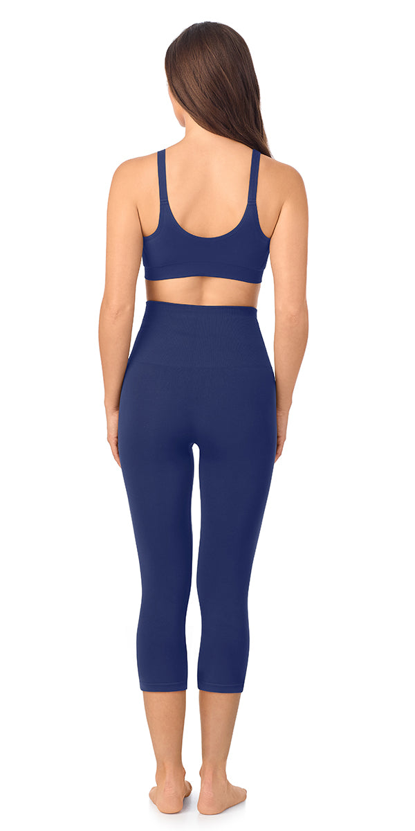 Seamless Comfort Smoothing 3/4 Legging - True Navy