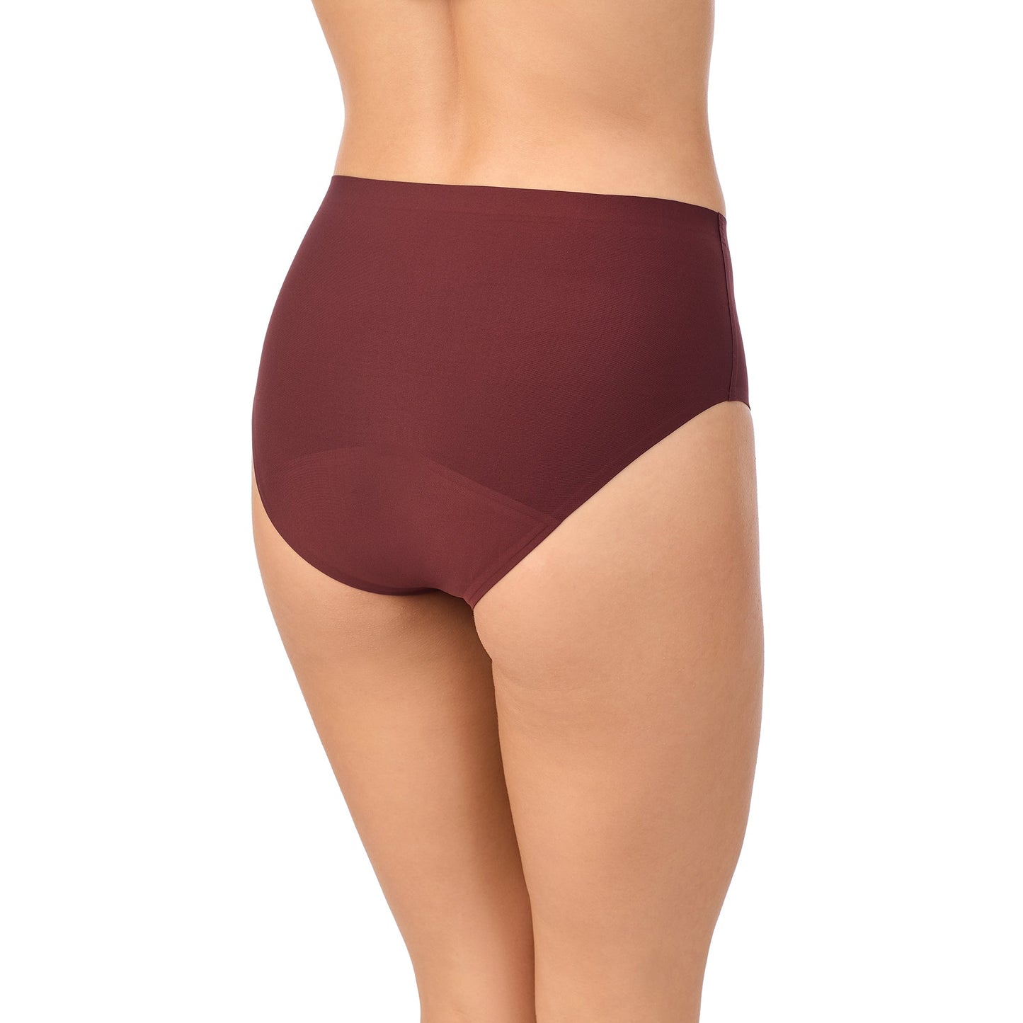 A lady wearing Smooth Shape Leak Resistant Hipster in Espresso