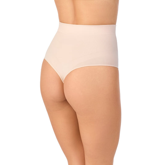 A lady wearing Seamless Comfort High Waist Thong in Soft Shell
