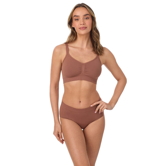 Seamless Comfort Bralette - Hazelnut