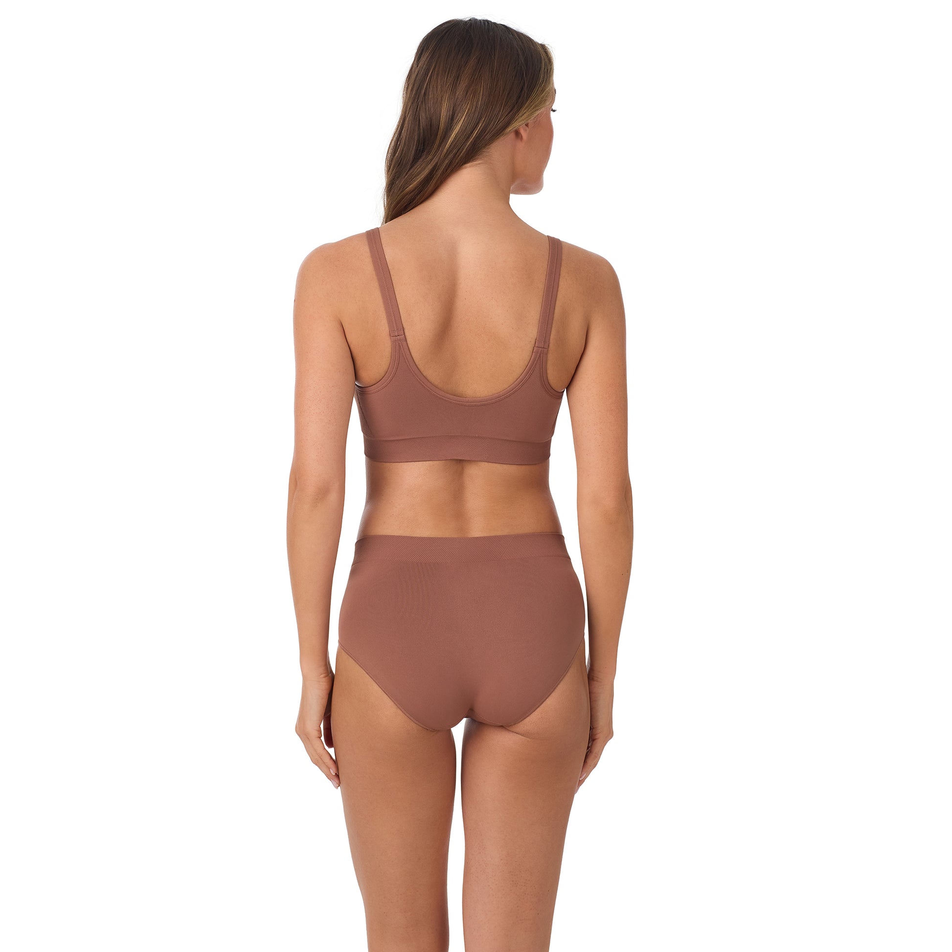 Seamless Comfort Bralette - Hazelnut