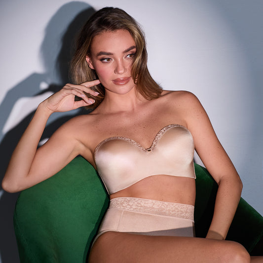 Safari Strapless Bra - Sahara