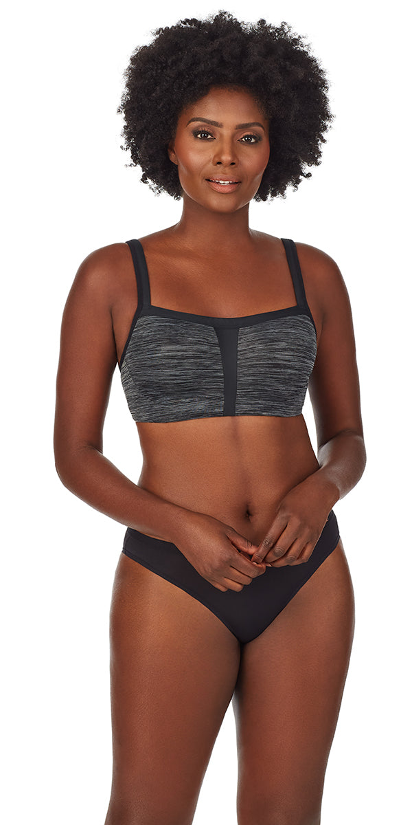HEAD Women's Cosmic Sports Bra, Charcoal Heather, X-Small at  Women's  Clothing store