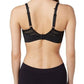 A lady wearing a black active balance sport bra.